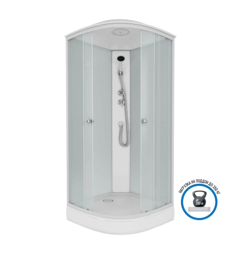 Душевая кабина Niagara Promo 53011423 90х90 четверть круга с крышей